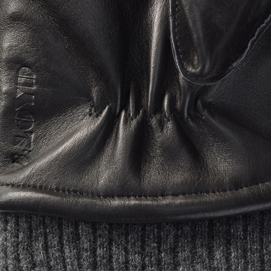 Handschoenen van schapenvacht Heren LLOYD zwart accessoires ZJ6BL705