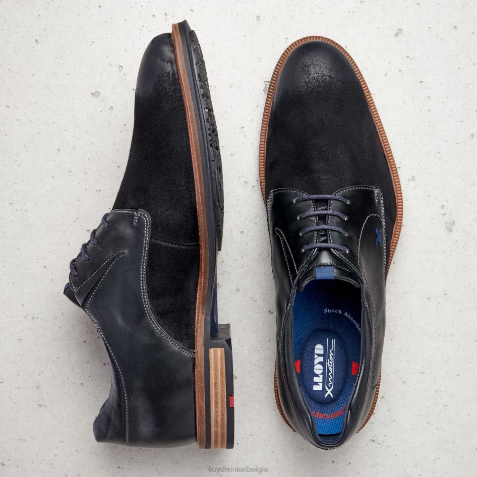 kauna's (xtrawide) Heren LLOYD zwart schoenen ZJ6BL243