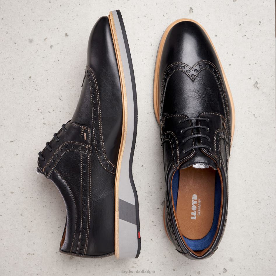 nafir Heren LLOYD zwart schoenen ZJ6BL246