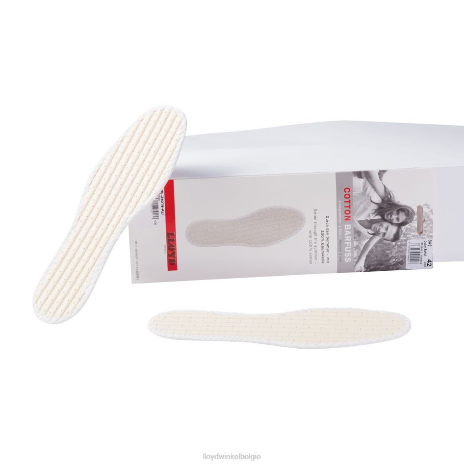 inlegzolen katoen op blote voeten Heren LLOYD wit zorg & apparatuur ZJ6BL744