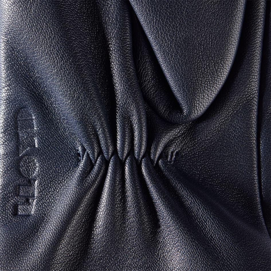 gladde leren handschoenen vrouwen LLOYD blauw accessoires ZJ6BL1314