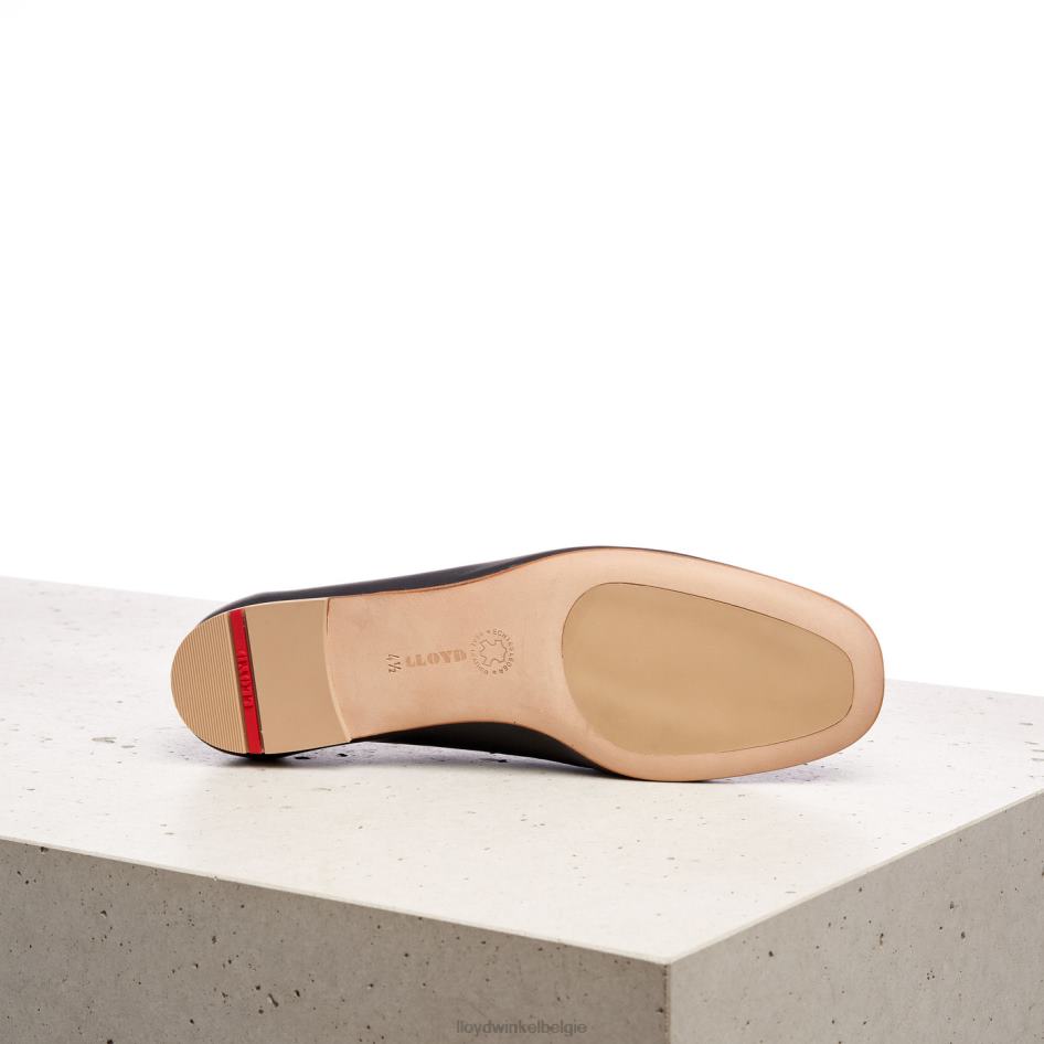 ballerina van glad leer vrouwen LLOYD zwart schoenen ZJ6BL1257