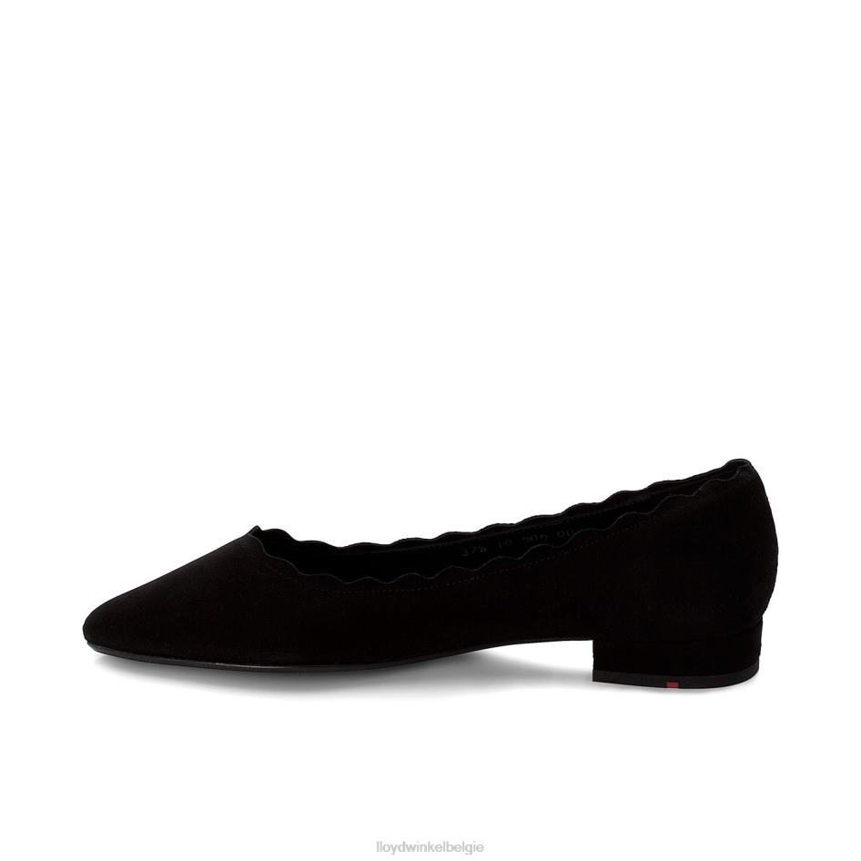 ballerina vrouwen LLOYD zwart schoenen ZJ6BL1142