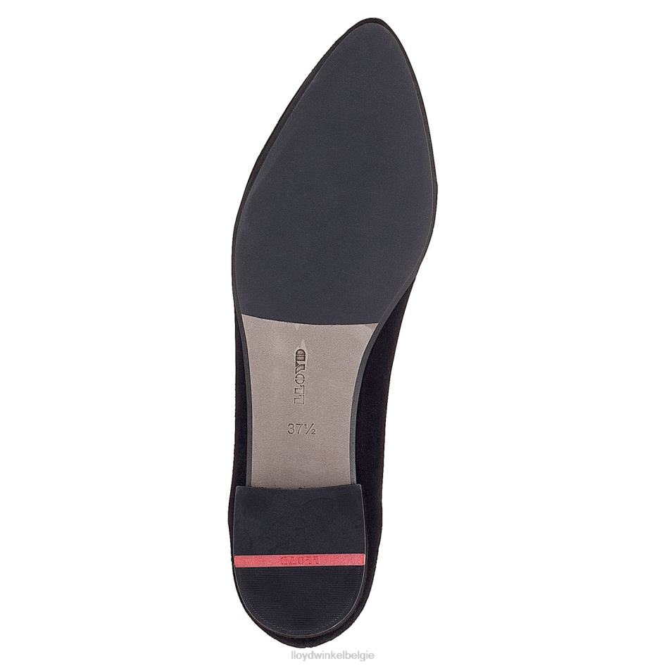 ballerina vrouwen LLOYD zwart schoenen ZJ6BL1142