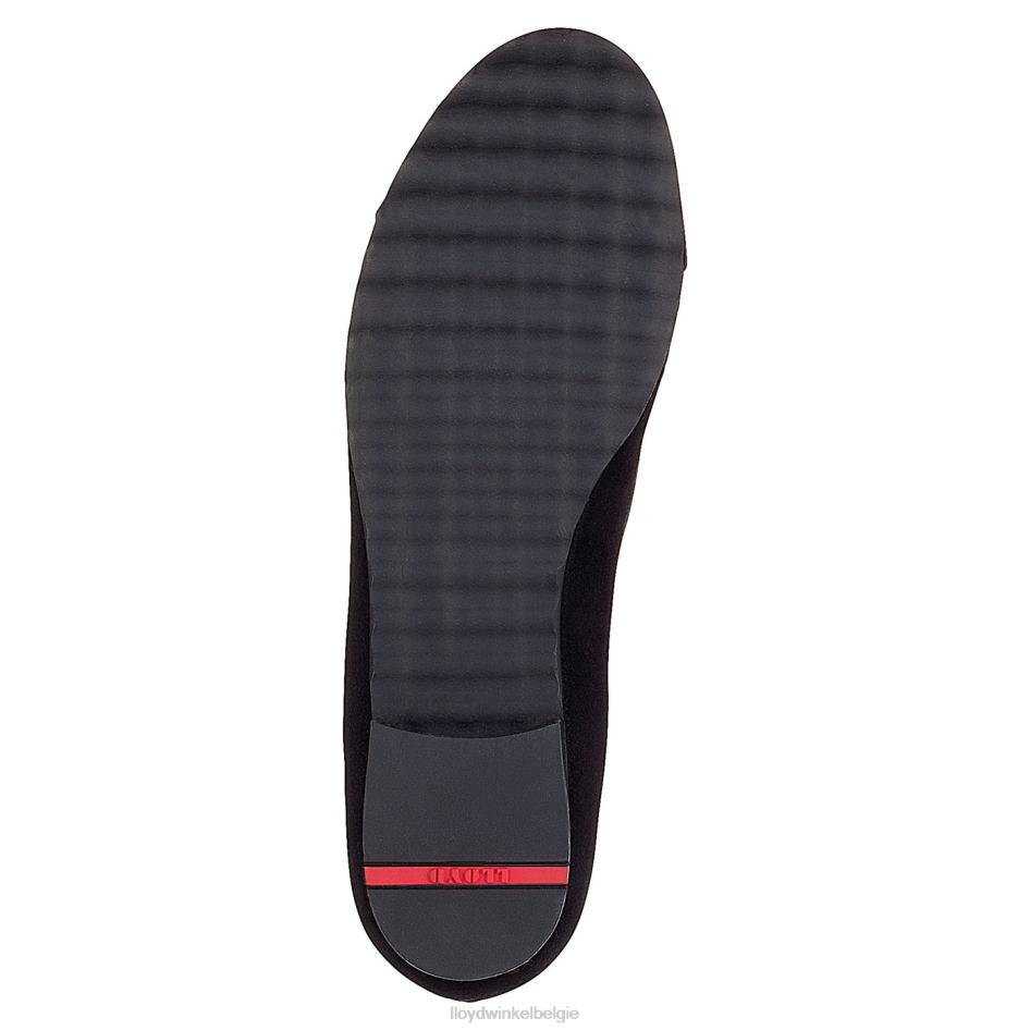 lakleren ballerina vrouwen LLOYD zwart schoenen ZJ6BL1171