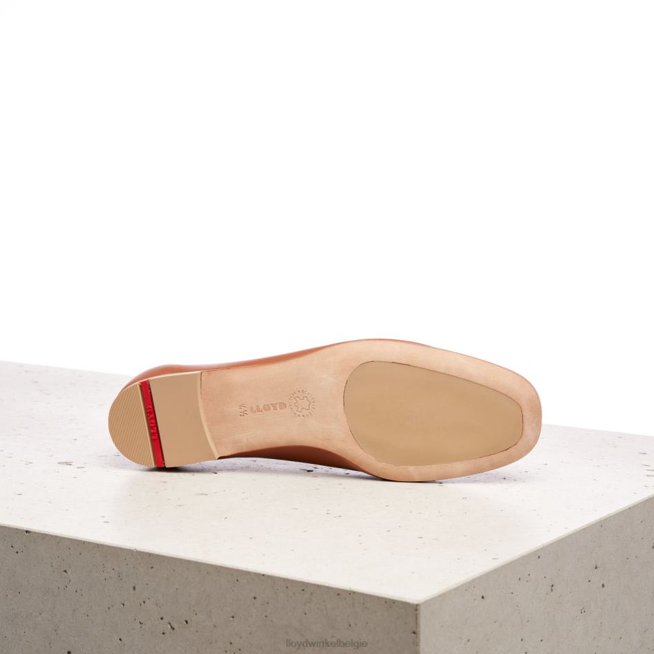 leren ballerina vrouwen LLOYD bruin schoenen ZJ6BL1256