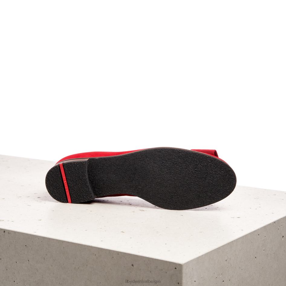 leren ballerina vrouwen LLOYD rood schoenen ZJ6BL1175