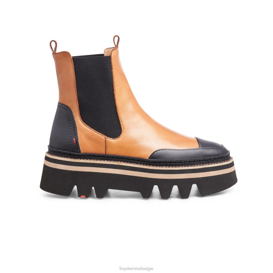 Enkellaarsjes met rubberen zool vrouwen LLOYD bruin schoenen ZJ6BL943