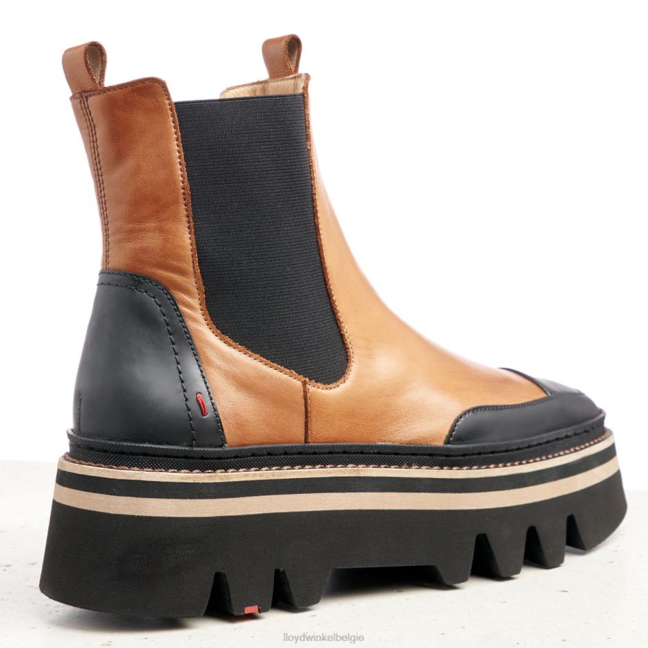 Enkellaarsjes met rubberen zool vrouwen LLOYD bruin schoenen ZJ6BL943