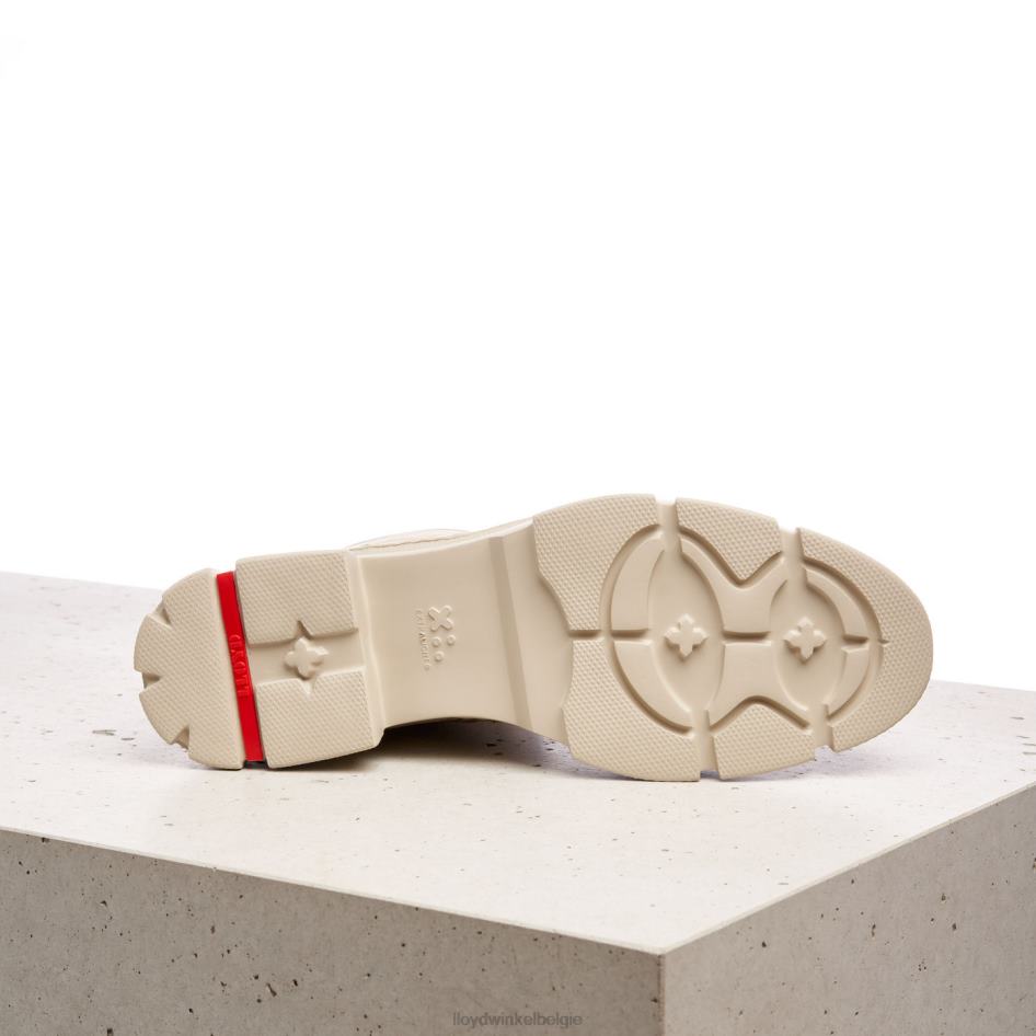 Enkellaarsjes met vetersluiting vrouwen LLOYD beige schoenen ZJ6BL936