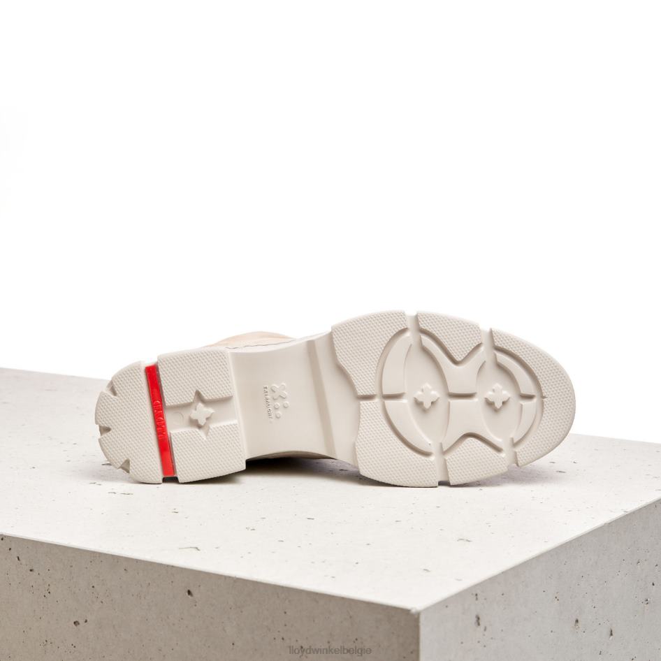 Enkellaarsjes met vetersluiting vrouwen LLOYD beige schoenen ZJ6BL977