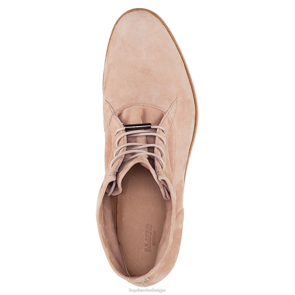 Enkellaarsjes met vetersluiting vrouwen LLOYD beige schoenen ZJ6BL991