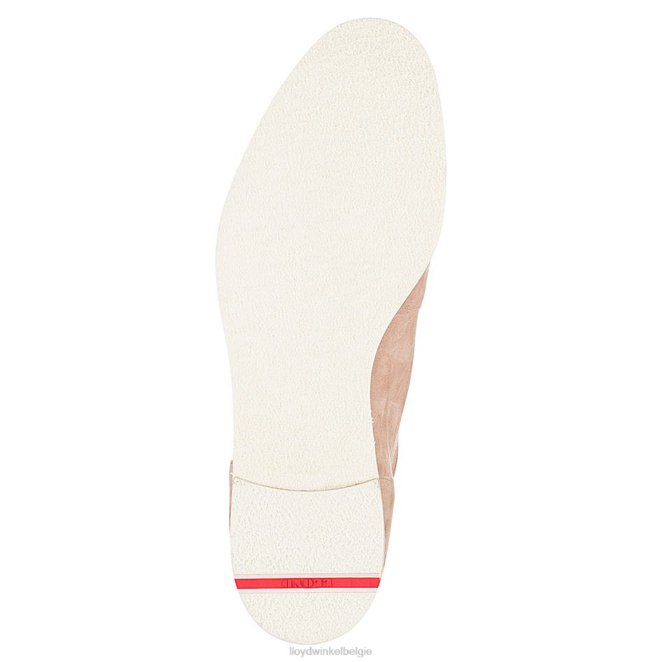 Enkellaarsjes met vetersluiting vrouwen LLOYD beige schoenen ZJ6BL991