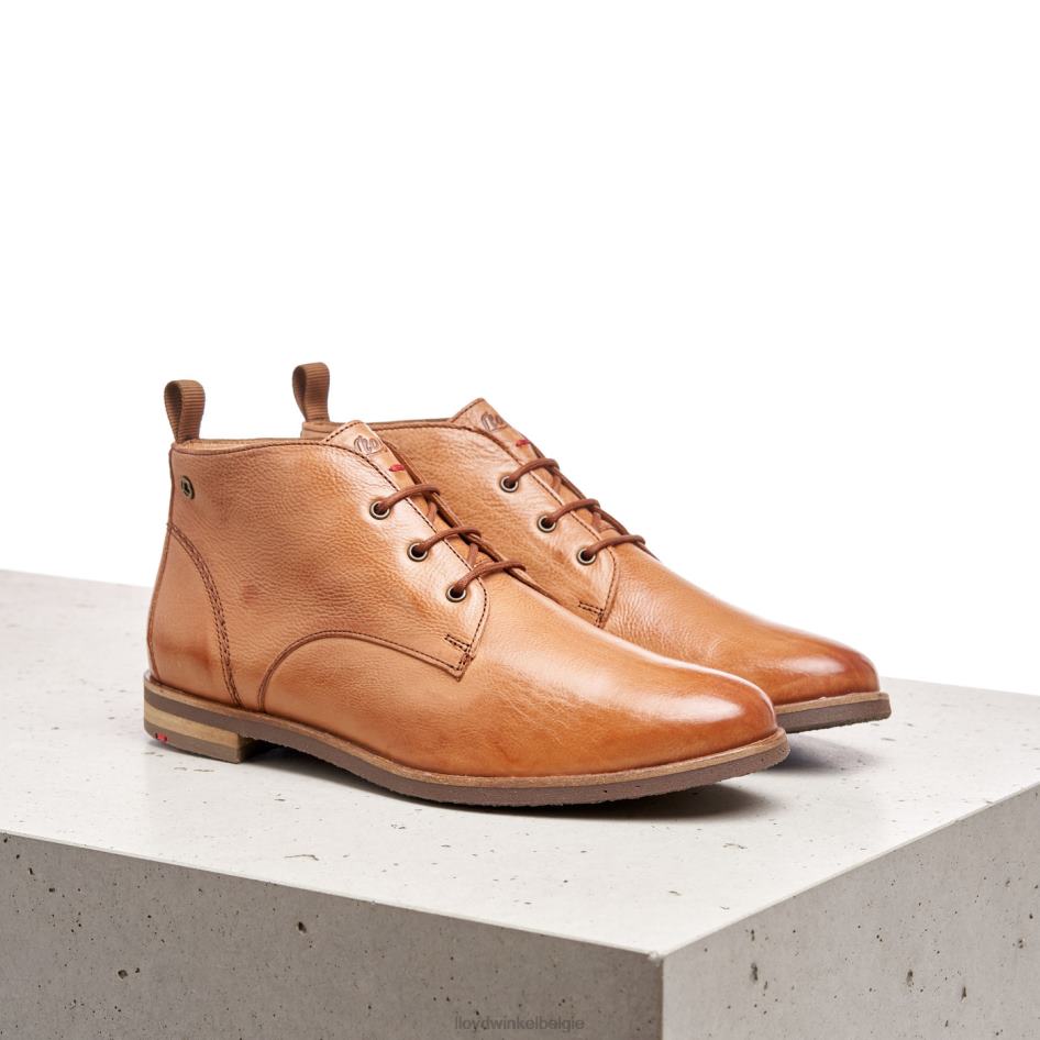 Enkellaarsjes met vetersluiting vrouwen LLOYD bruin schoenen ZJ6BL994