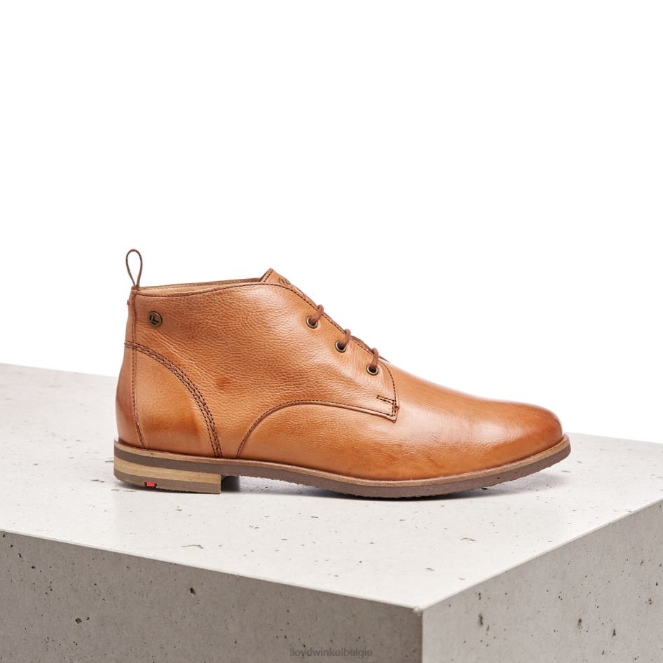 Enkellaarsjes met vetersluiting vrouwen LLOYD bruin schoenen ZJ6BL994