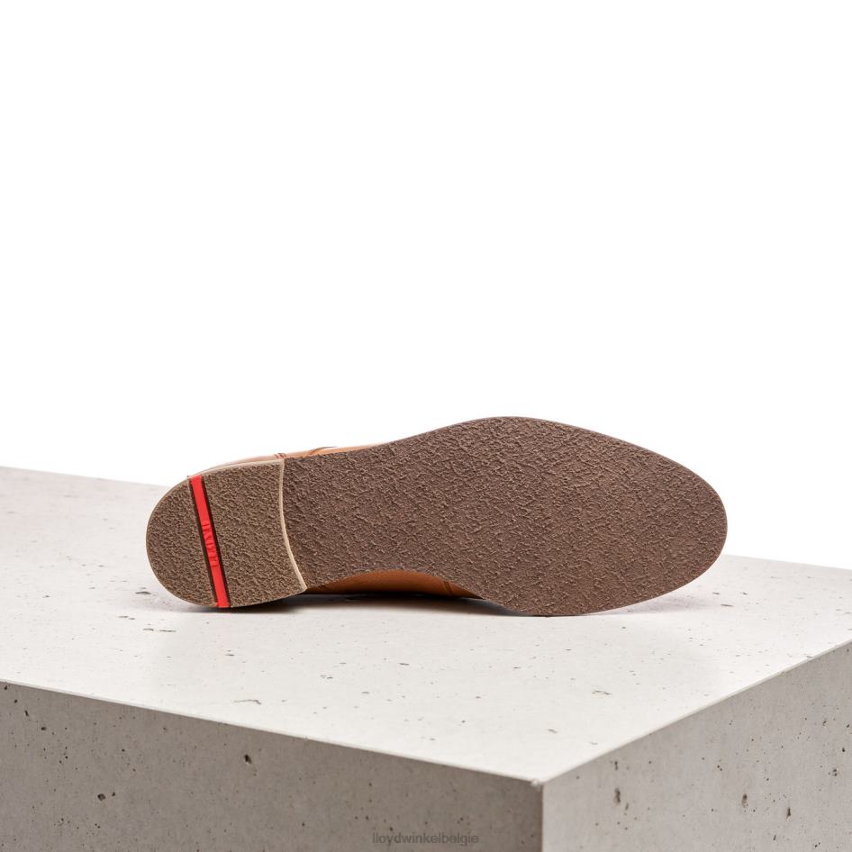Enkellaarsjes met vetersluiting vrouwen LLOYD bruin schoenen ZJ6BL994