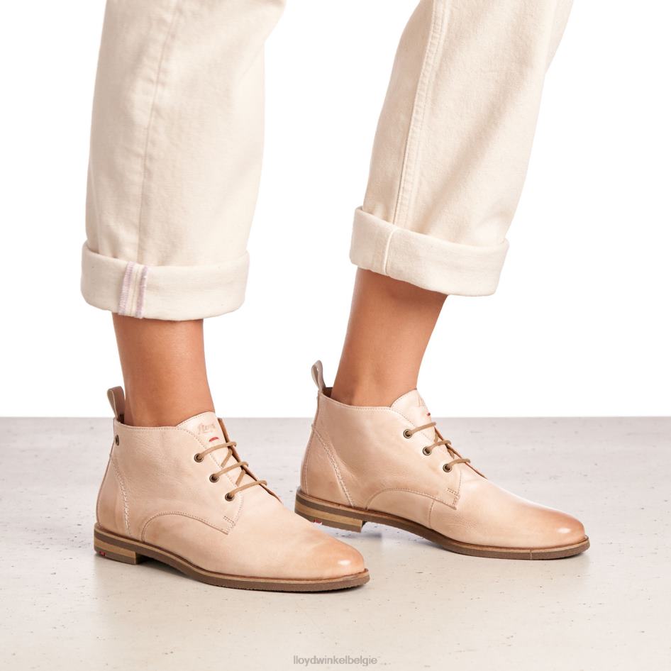 Enkellaarsjes met vetersluiting vrouwen LLOYD roze schoenen ZJ6BL995