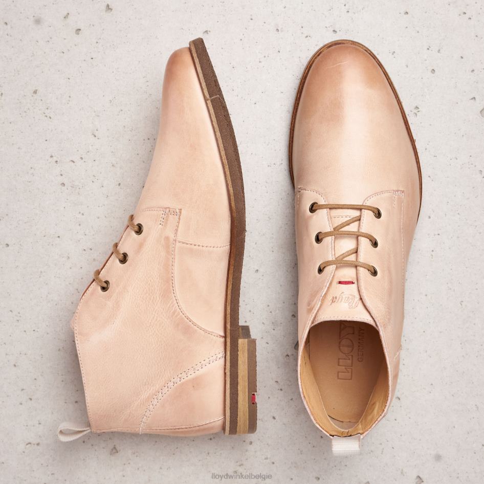 Enkellaarsjes met vetersluiting vrouwen LLOYD roze schoenen ZJ6BL995