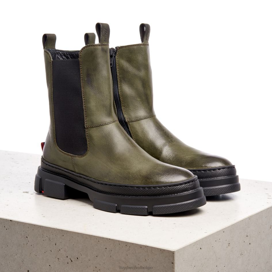 Enkellaarsjes van glad leer vrouwen LLOYD groente schoenen ZJ6BL930