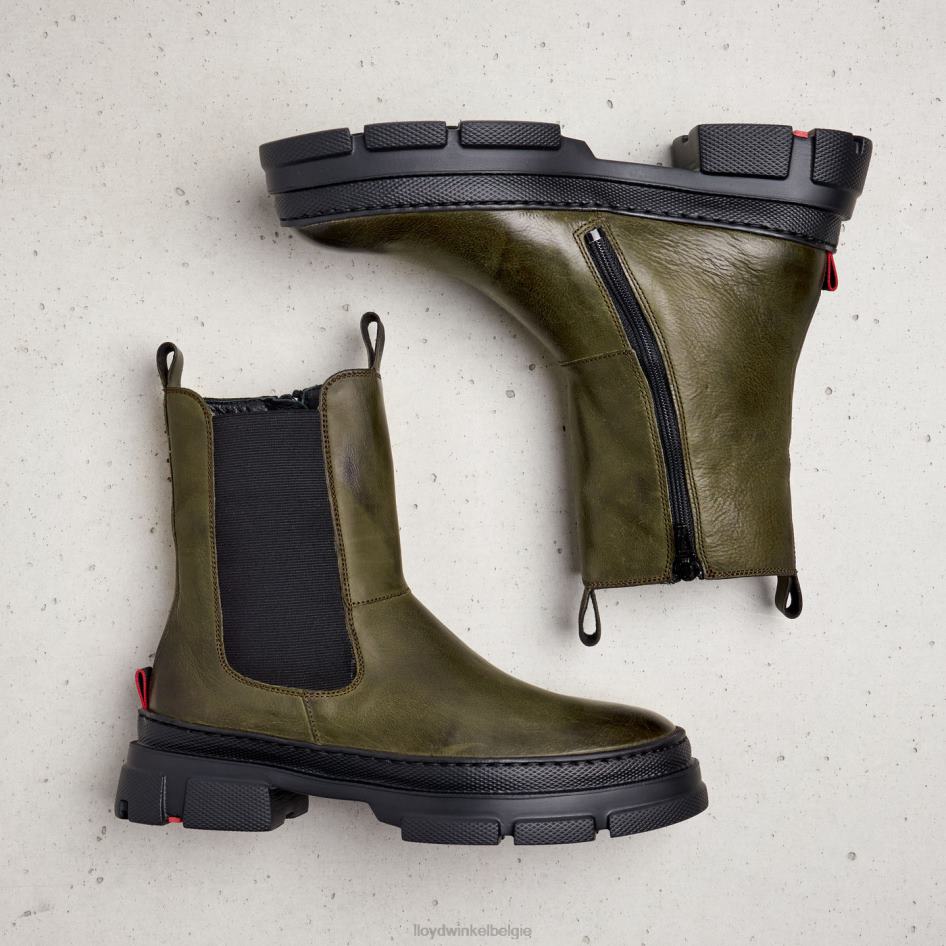 Enkellaarsjes van glad leer vrouwen LLOYD groente schoenen ZJ6BL930