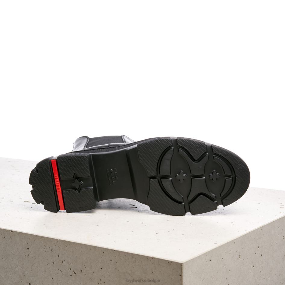 Enkellaarsjes van glad leer vrouwen LLOYD zwart schoenen ZJ6BL954