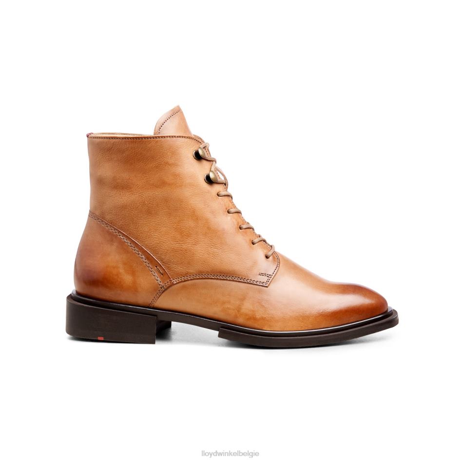 Enkellaarsjes van schapenleer vrouwen LLOYD bruin schoenen ZJ6BL1002