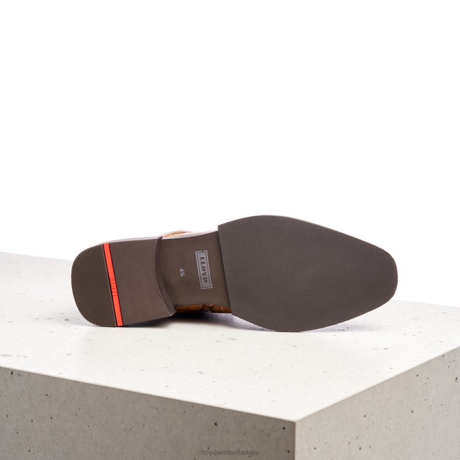 Enkellaarsjes van schapenleer vrouwen LLOYD bruin schoenen ZJ6BL1002