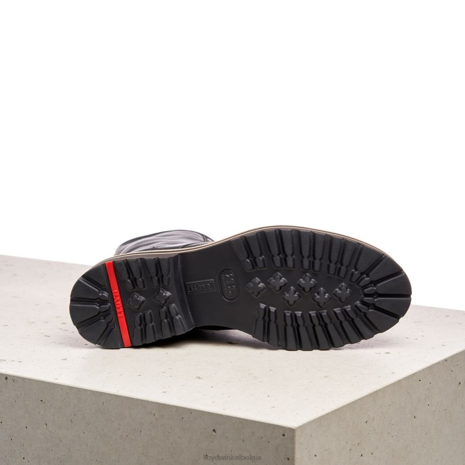 Leren enkellaarzen met extra lichte zool vrouwen LLOYD zwart schoenen ZJ6BL957