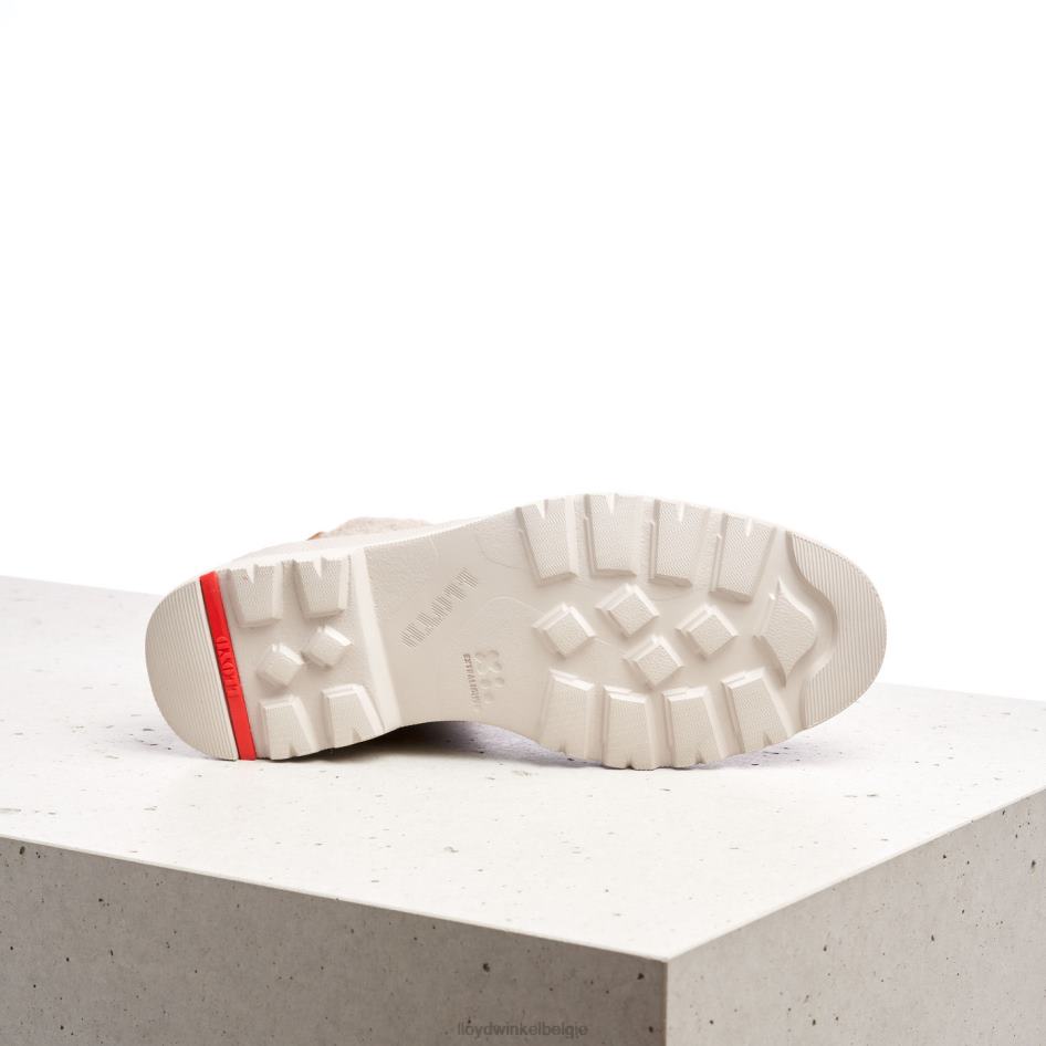 Ruwe leren instaplaarzen vrouwen LLOYD bruin schoenen ZJ6BL925