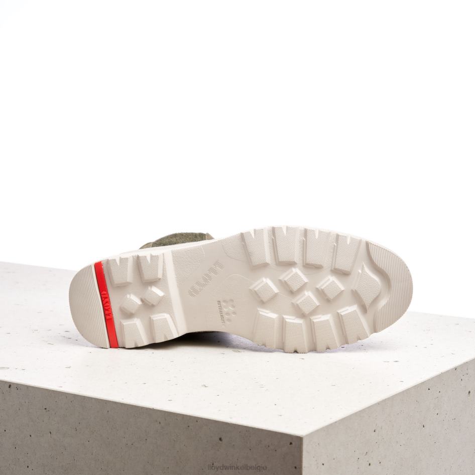 Ruwe leren instaplaarzen vrouwen LLOYD groente schoenen ZJ6BL926