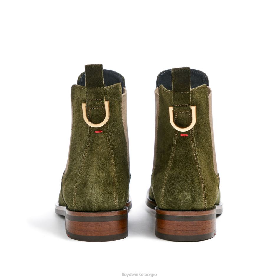 Ruwe leren instaplaarzen vrouwen LLOYD groente schoenen ZJ6BL935