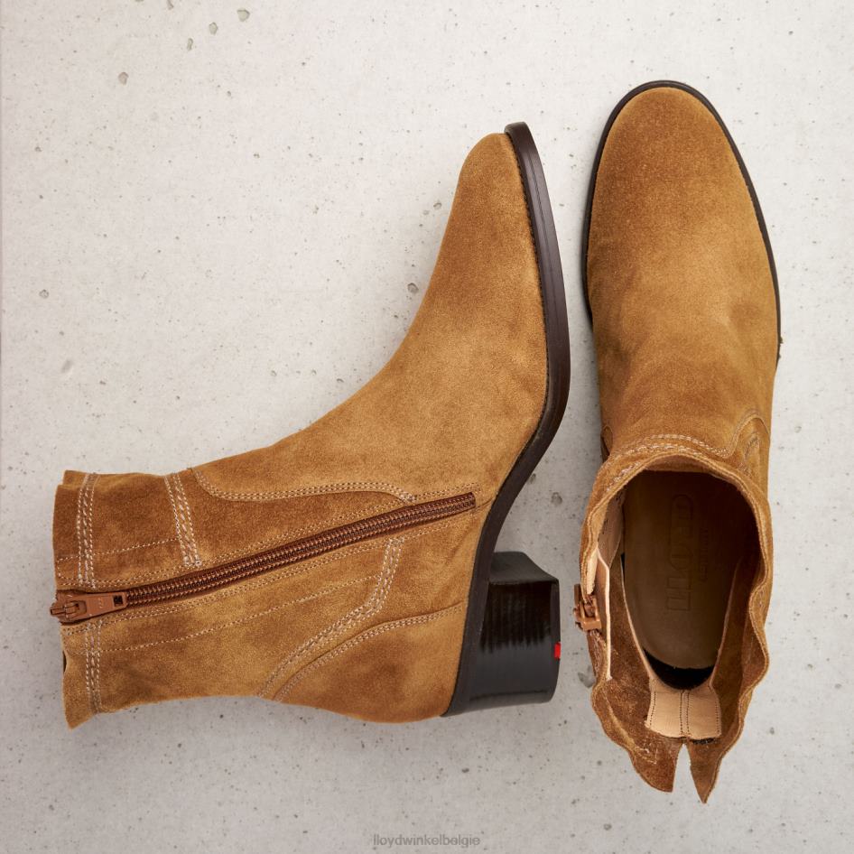 ademende enkellaarsjes vrouwen LLOYD bruin schoenen ZJ6BL962