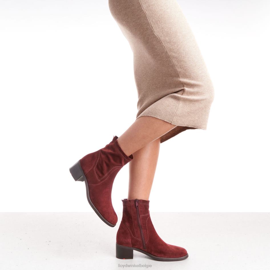 ademende enkellaarsjes vrouwen LLOYD rood schoenen ZJ6BL983