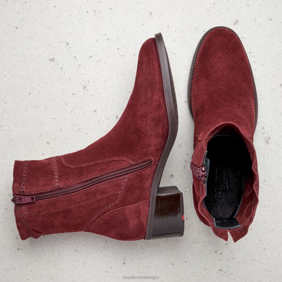 ademende enkellaarsjes vrouwen LLOYD rood schoenen ZJ6BL983