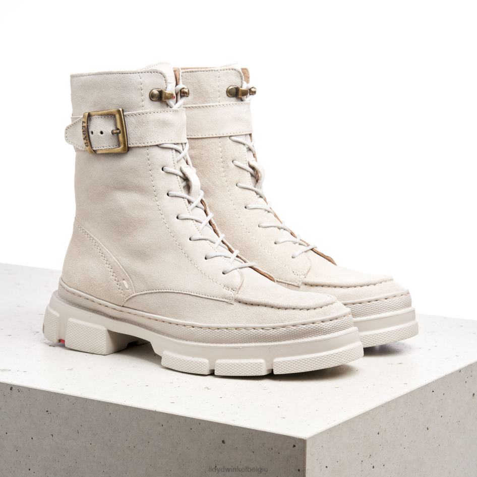 enkellaarsjes met lichte zool vrouwen LLOYD wit schoenen ZJ6BL950