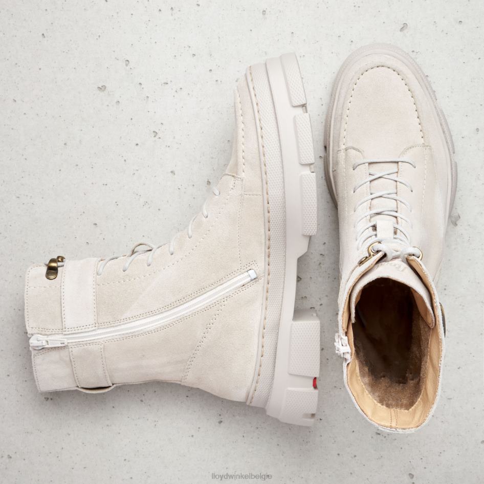 enkellaarsjes met lichte zool vrouwen LLOYD wit schoenen ZJ6BL950
