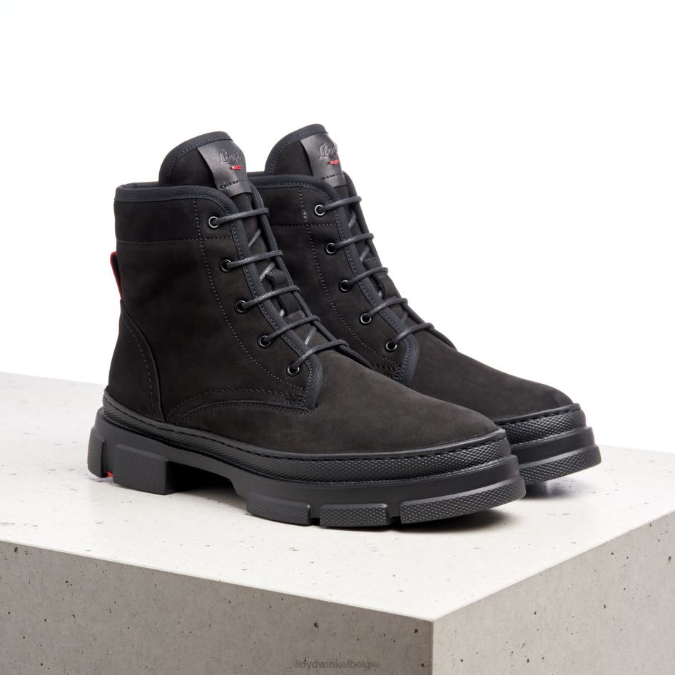 enkellaarsjes met lichte zool vrouwen LLOYD zwart schoenen ZJ6BL931