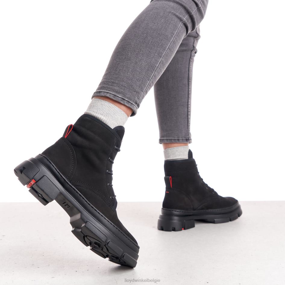 enkellaarsjes met lichte zool vrouwen LLOYD zwart schoenen ZJ6BL931