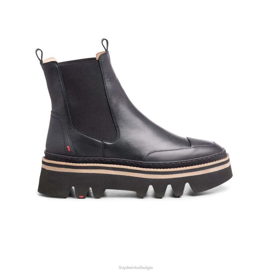 enkellaarsjes met lichte zool vrouwen LLOYD zwart schoenen ZJ6BL942