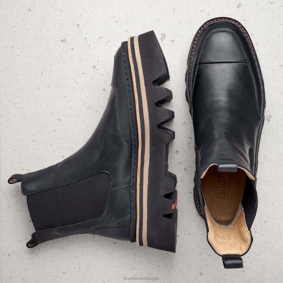 enkellaarsjes met lichte zool vrouwen LLOYD zwart schoenen ZJ6BL942