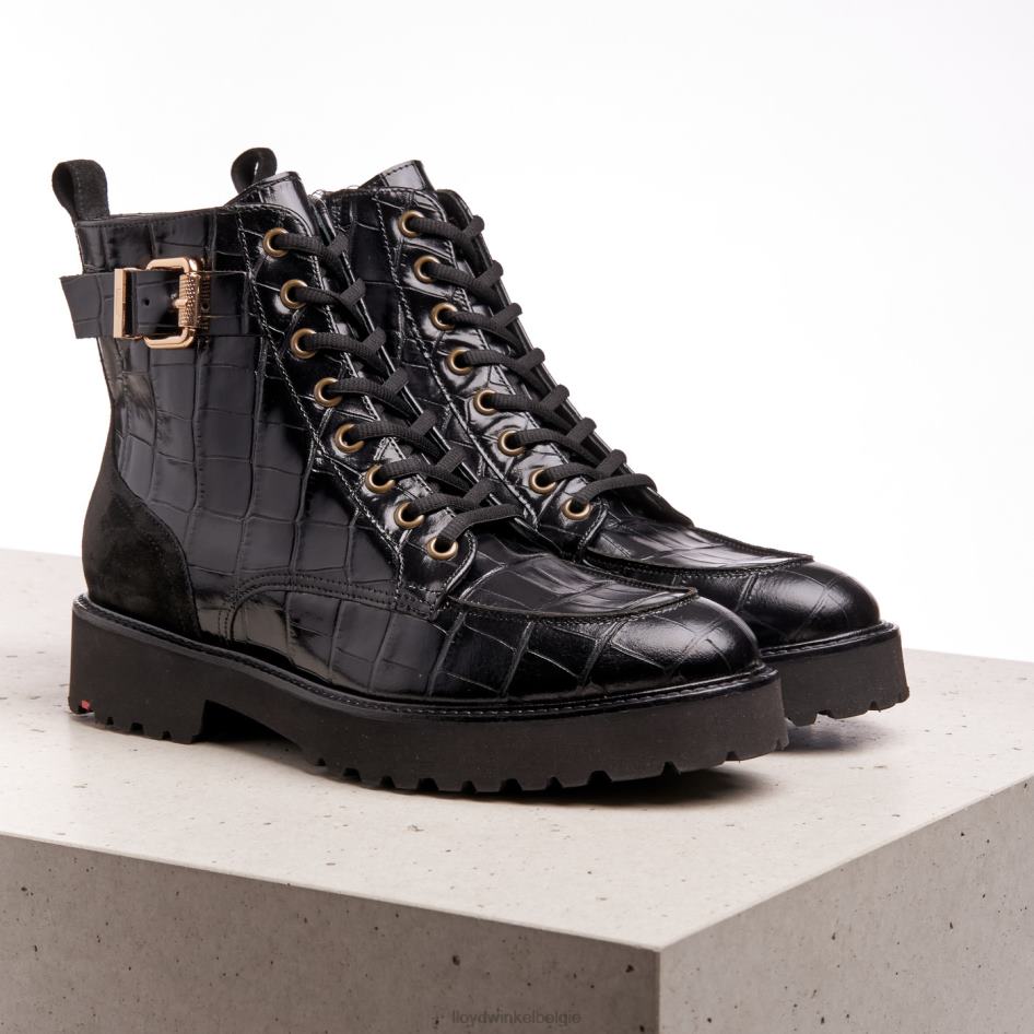 enkellaarsjes met lichte zool vrouwen LLOYD zwart schoenen ZJ6BL976