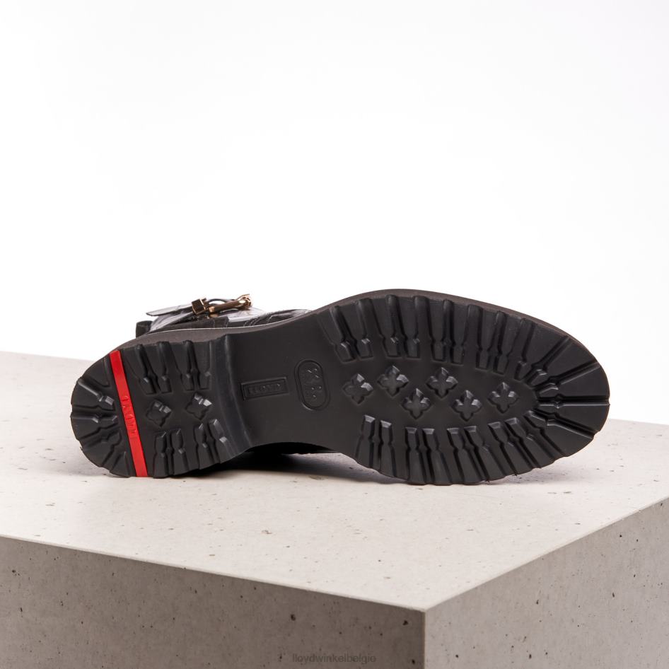 enkellaarsjes met lichte zool vrouwen LLOYD zwart schoenen ZJ6BL976