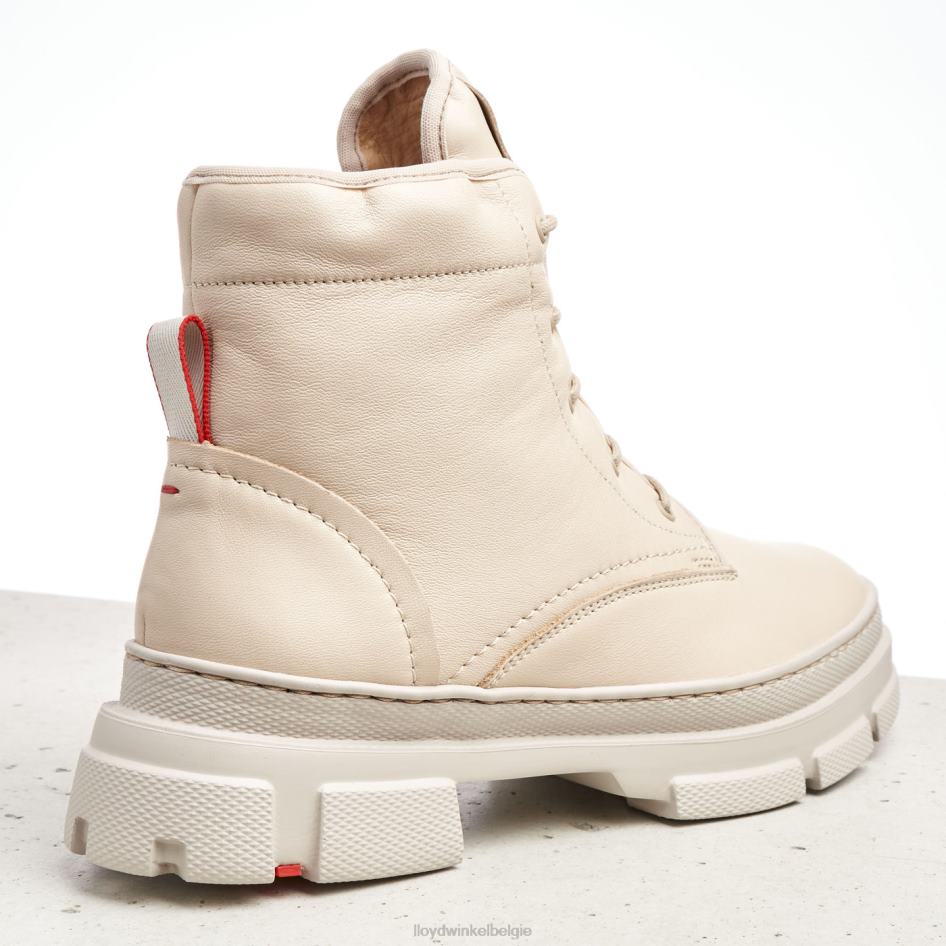 enkellaarsjes van glad leer vrouwen LLOYD beige schoenen ZJ6BL937