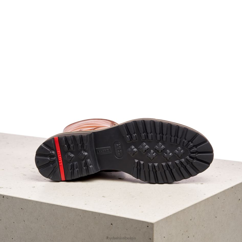 enkellaarsjes van glad leer vrouwen LLOYD bruin schoenen ZJ6BL970