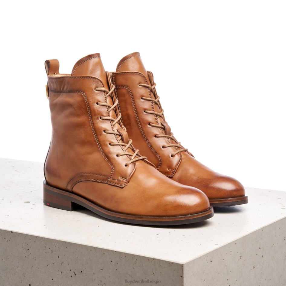 enkellaarsjes van glad leer vrouwen LLOYD bruin schoenen ZJ6BL982