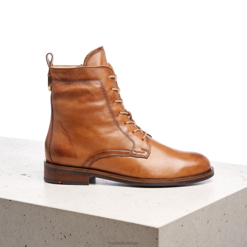 enkellaarsjes van glad leer vrouwen LLOYD bruin schoenen ZJ6BL982