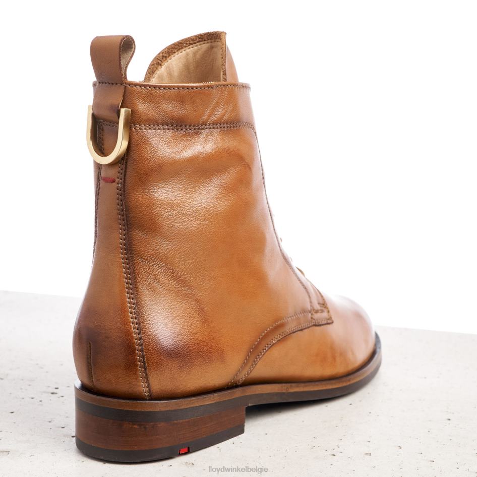 enkellaarsjes van glad leer vrouwen LLOYD bruin schoenen ZJ6BL982