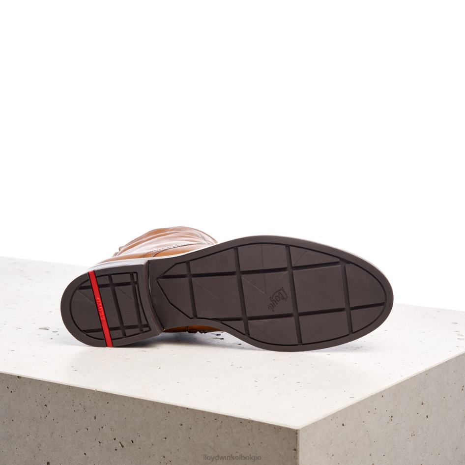 enkellaarsjes van glad leer vrouwen LLOYD bruin schoenen ZJ6BL982