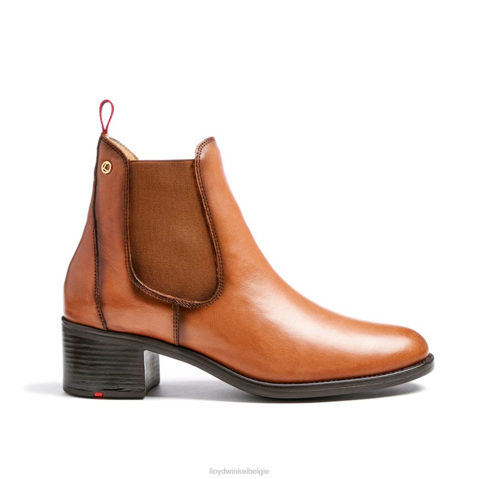 leren enkellaarsjes vrouwen LLOYD bruin schoenen ZJ6BL929