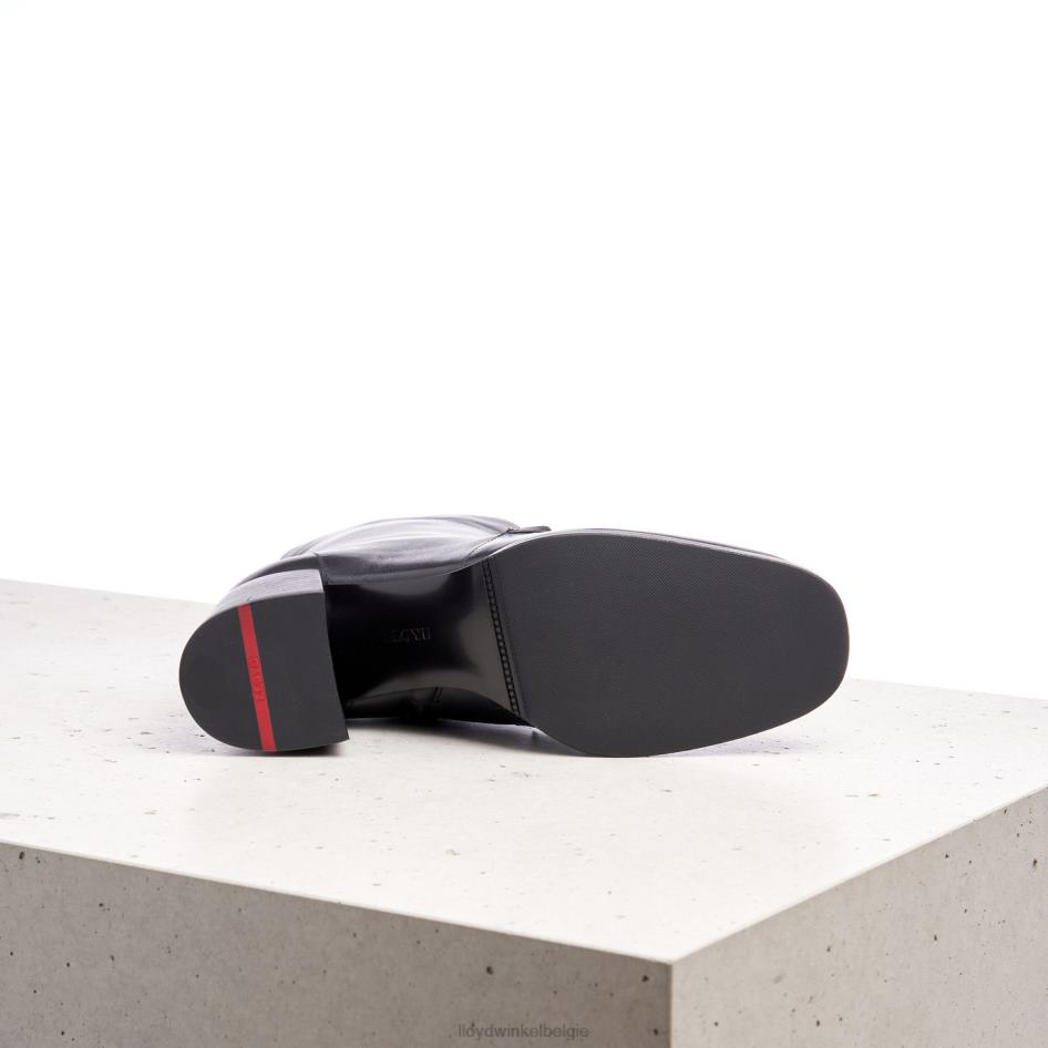 leren enkellaarsjes vrouwen LLOYD zwart schoenen ZJ6BL878